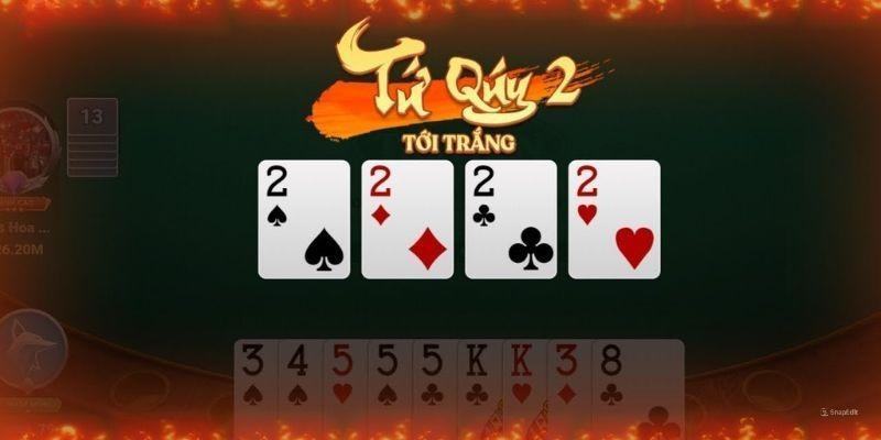 Nắm luật tiến lên miền Nam tứ quý chặt đôi 2 chuẩn xác
