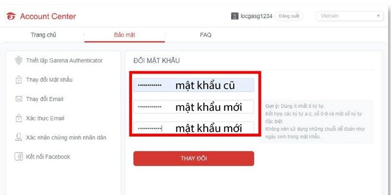 Đổi Mật Khẩu Garena - Hướng Dẫn Đơn Giản Cho Tân Thủ